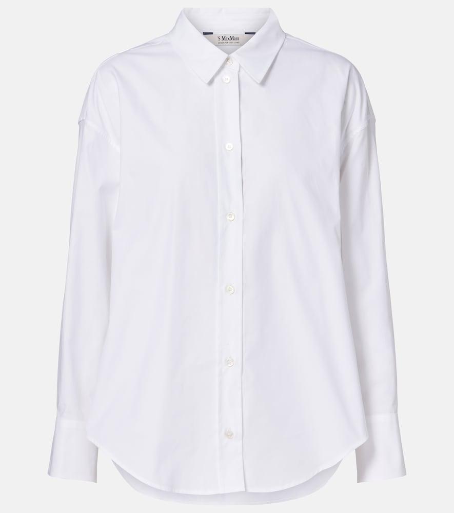 's max mara adele cotton poplin shirt