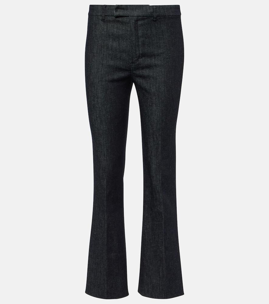 's max mara alan cropped flared jeans