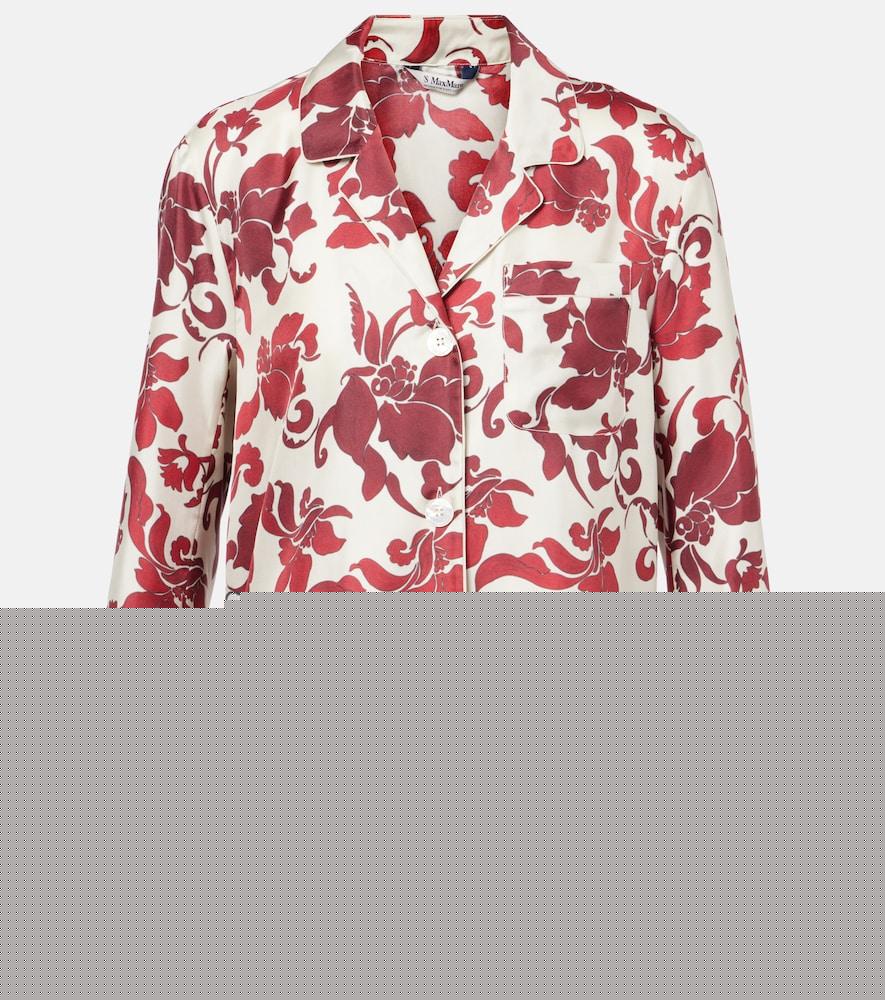 's max mara alan silk jacquard blazer