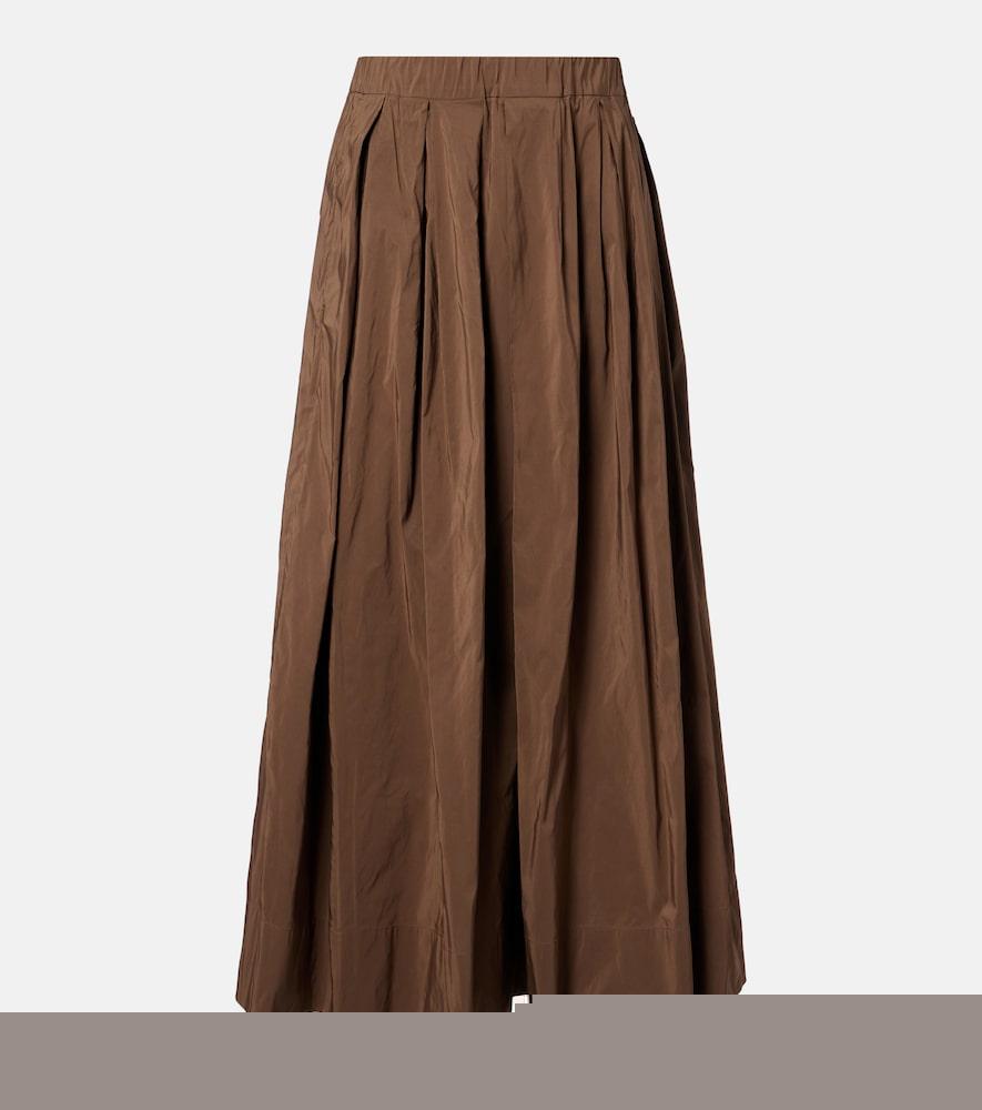 's max mara aloe cotton-blend maxi skirt