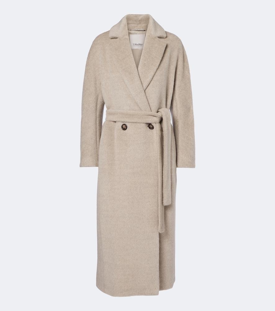 's max mara alpaca and wool wrap coat