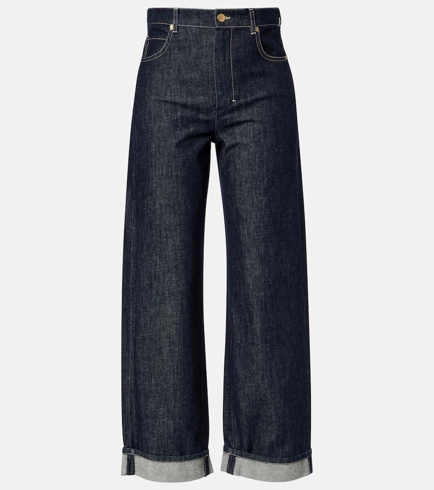 's max mara chiara wide-leg jeans