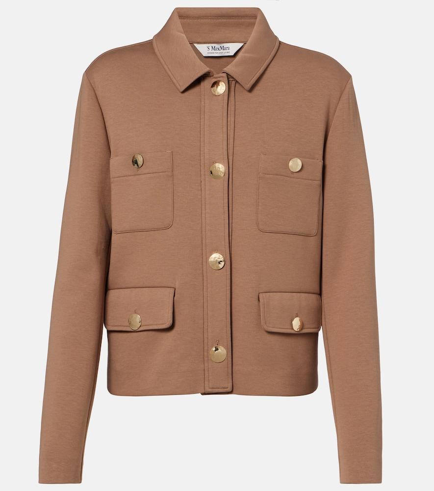 's max mara cotton-blend jacket