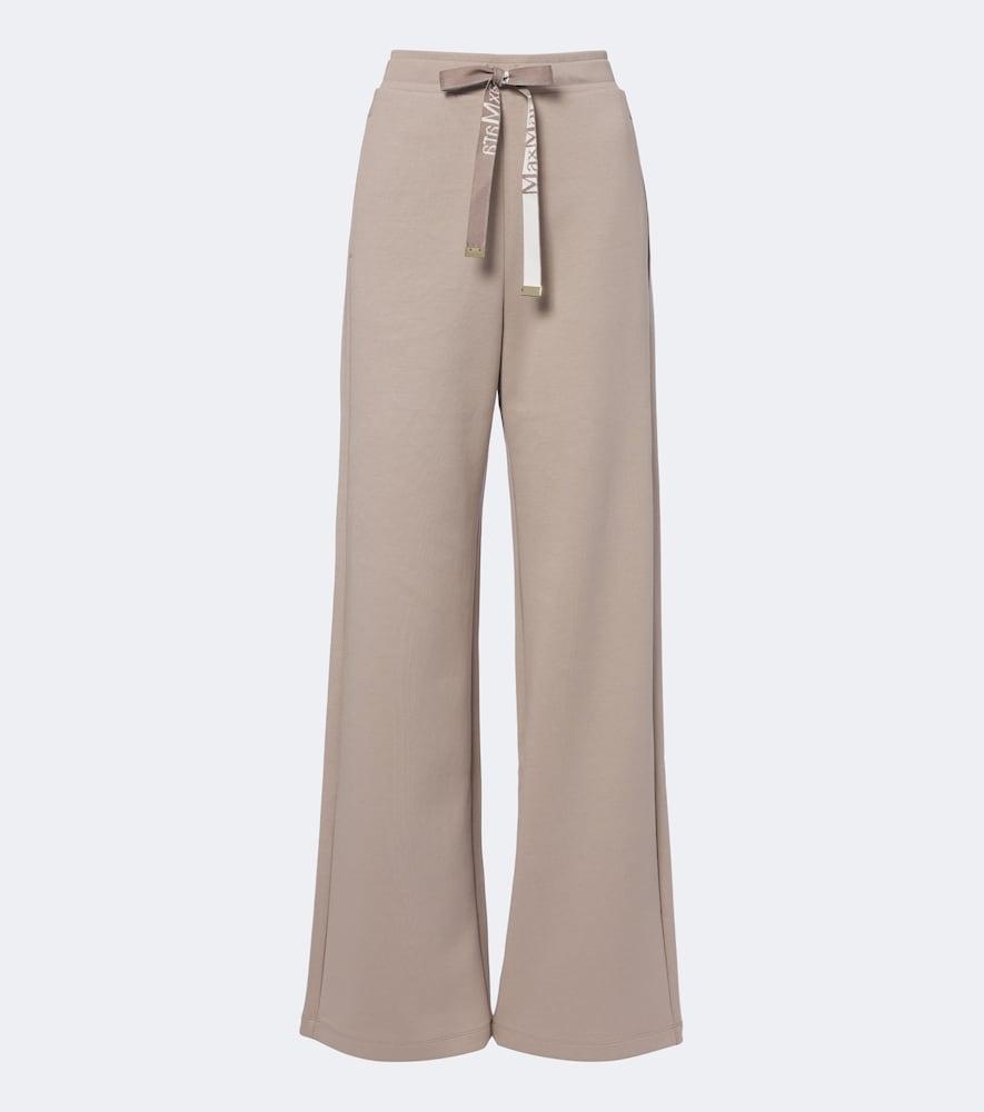 's max mara cotton-blend jersey sweatpants