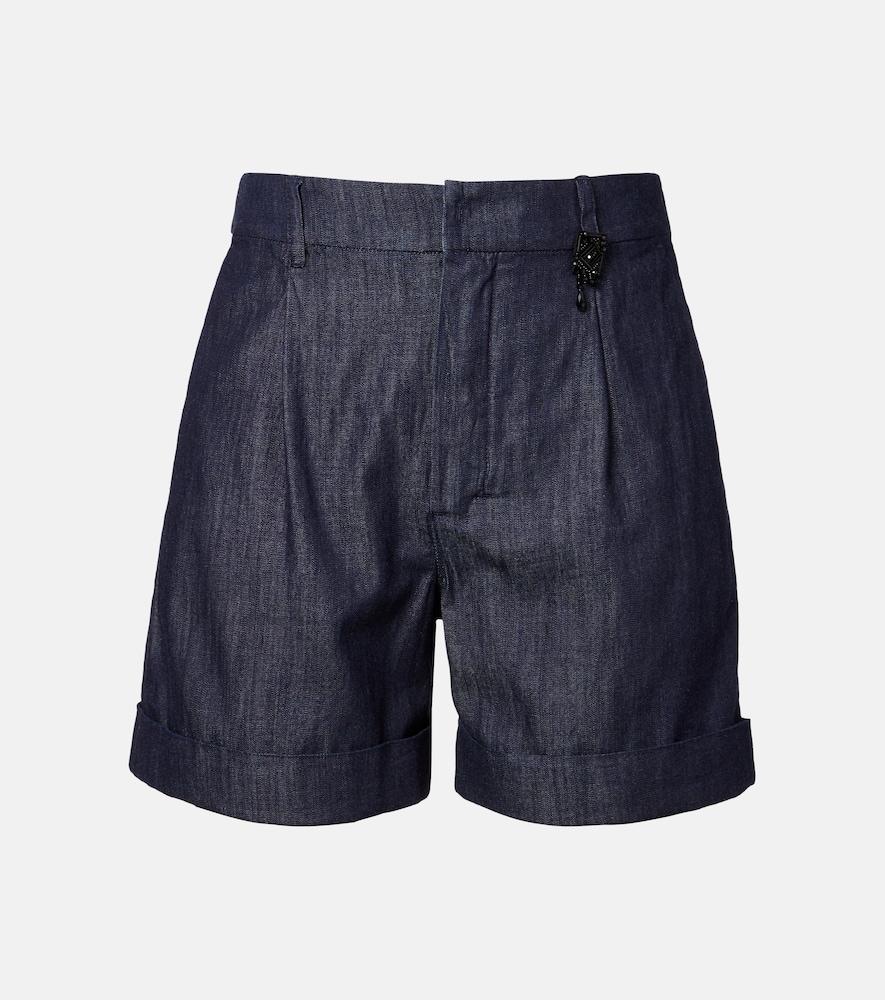 's max mara denim shorts