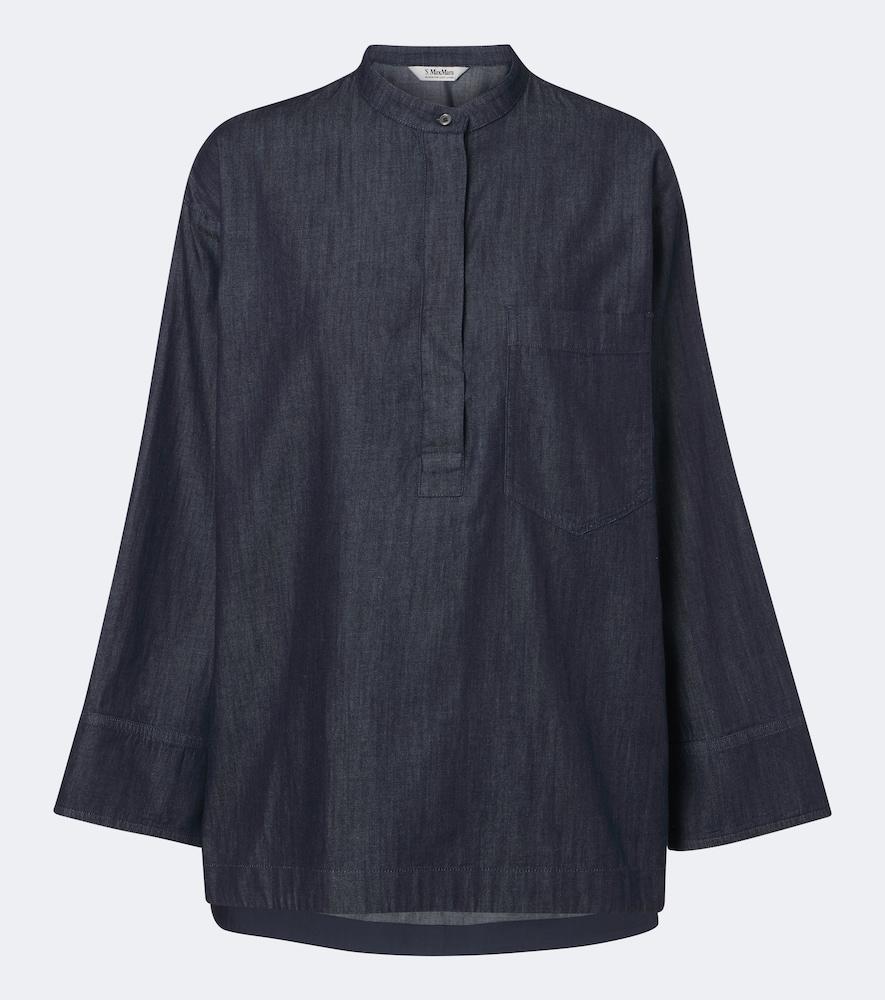 's max mara denim top