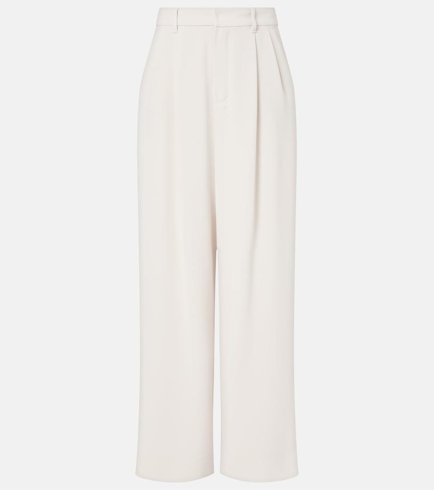's max mara donata pleated wide-leg pants