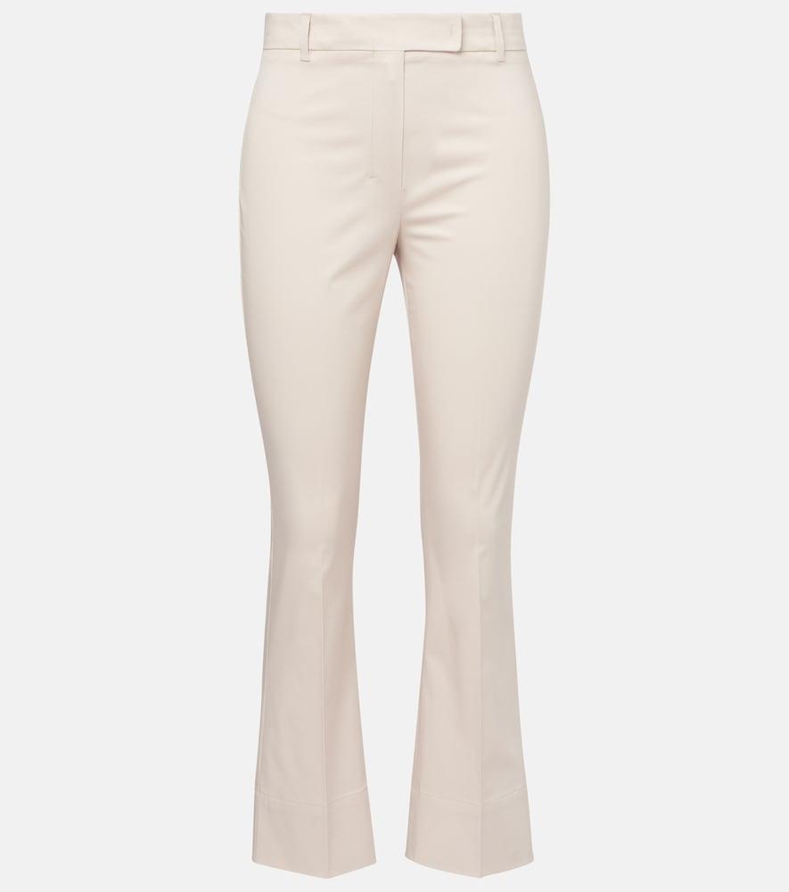 's max mara felice cotton-blend wide-leg pants