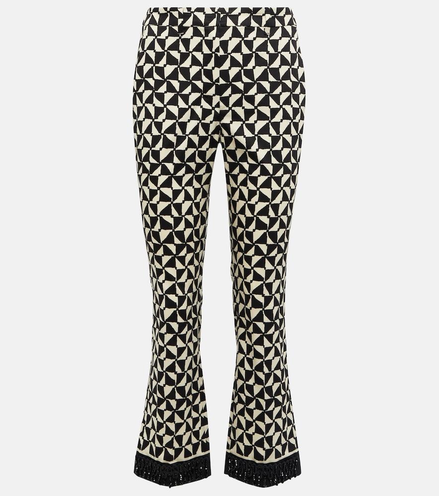 's max mara nereo printed cropped pants