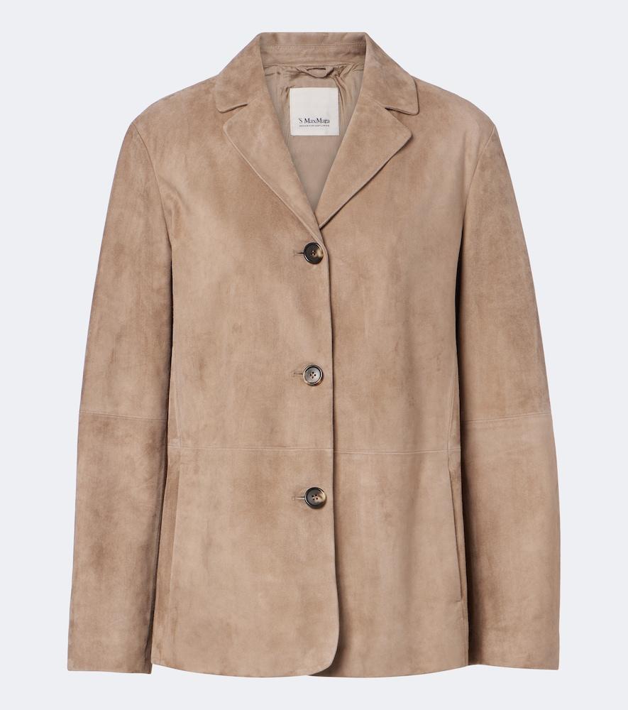 's max mara suede jacket