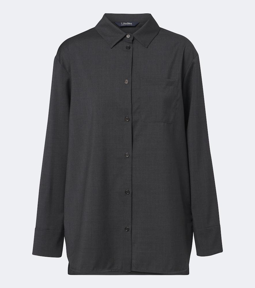 's max mara virgin wool shirt