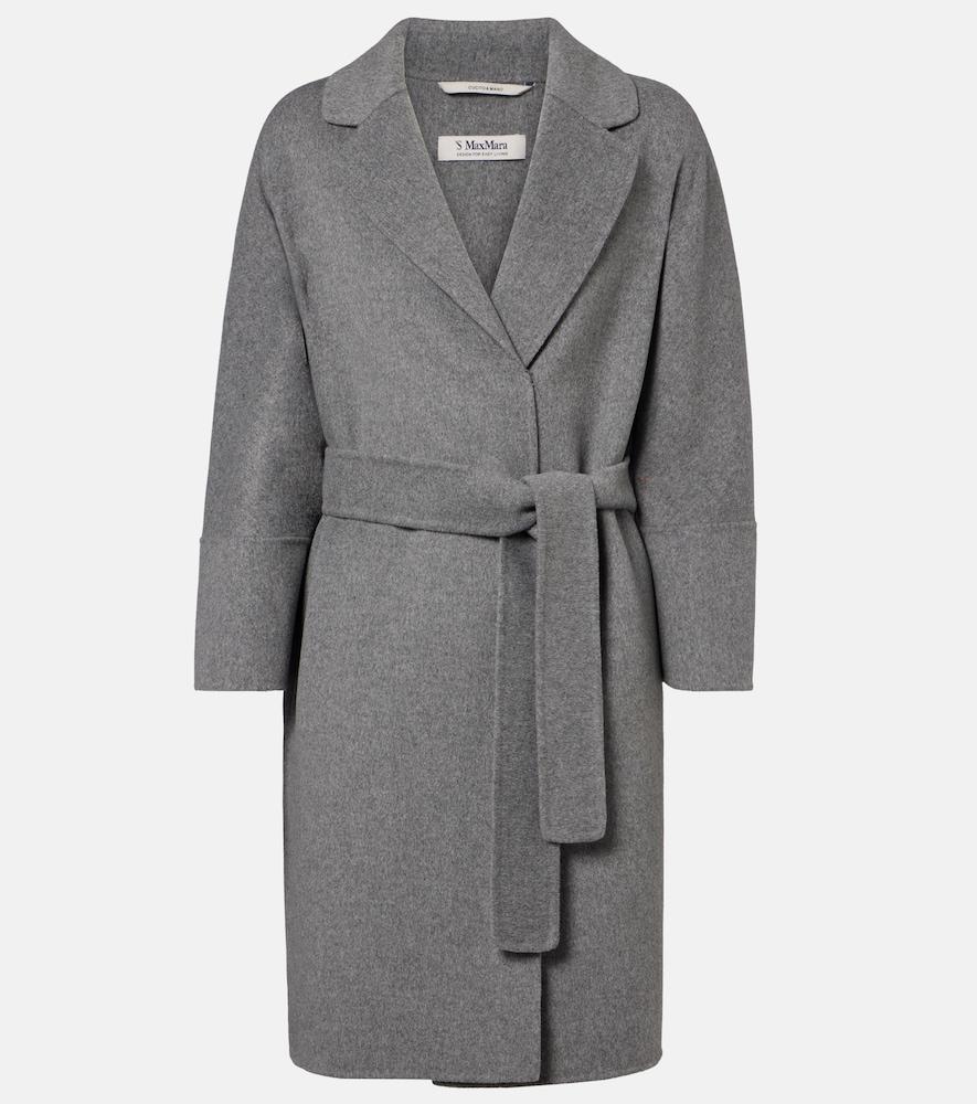 's max mara virgin wool wrap coat