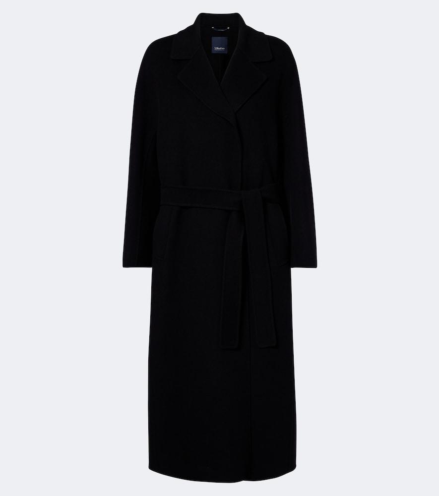 's max mara virgin wool wrap coat