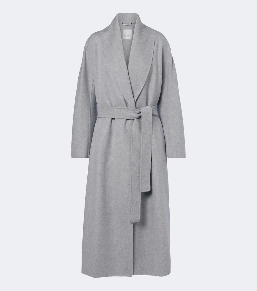 's max mara virgin wool wrap coat