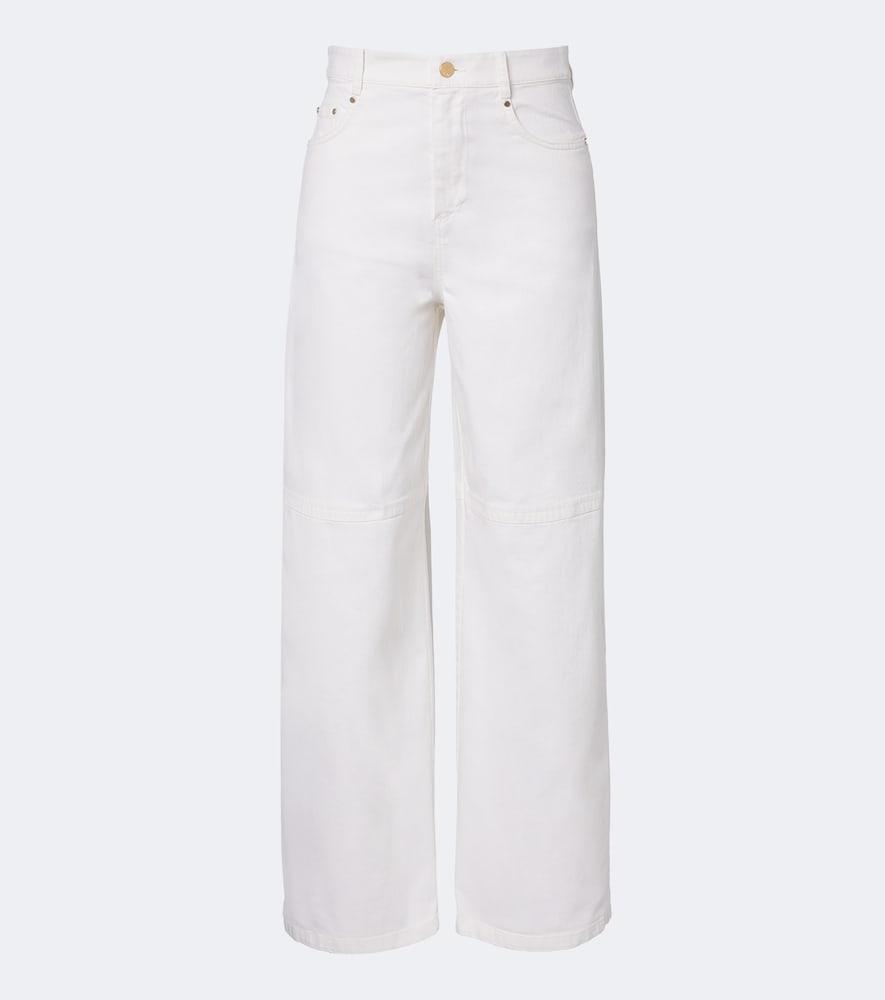 's max mara wide-leg jeans
