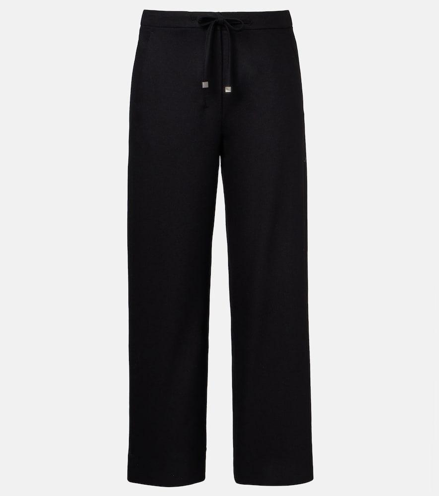 's max mara wool flannel sweatpants