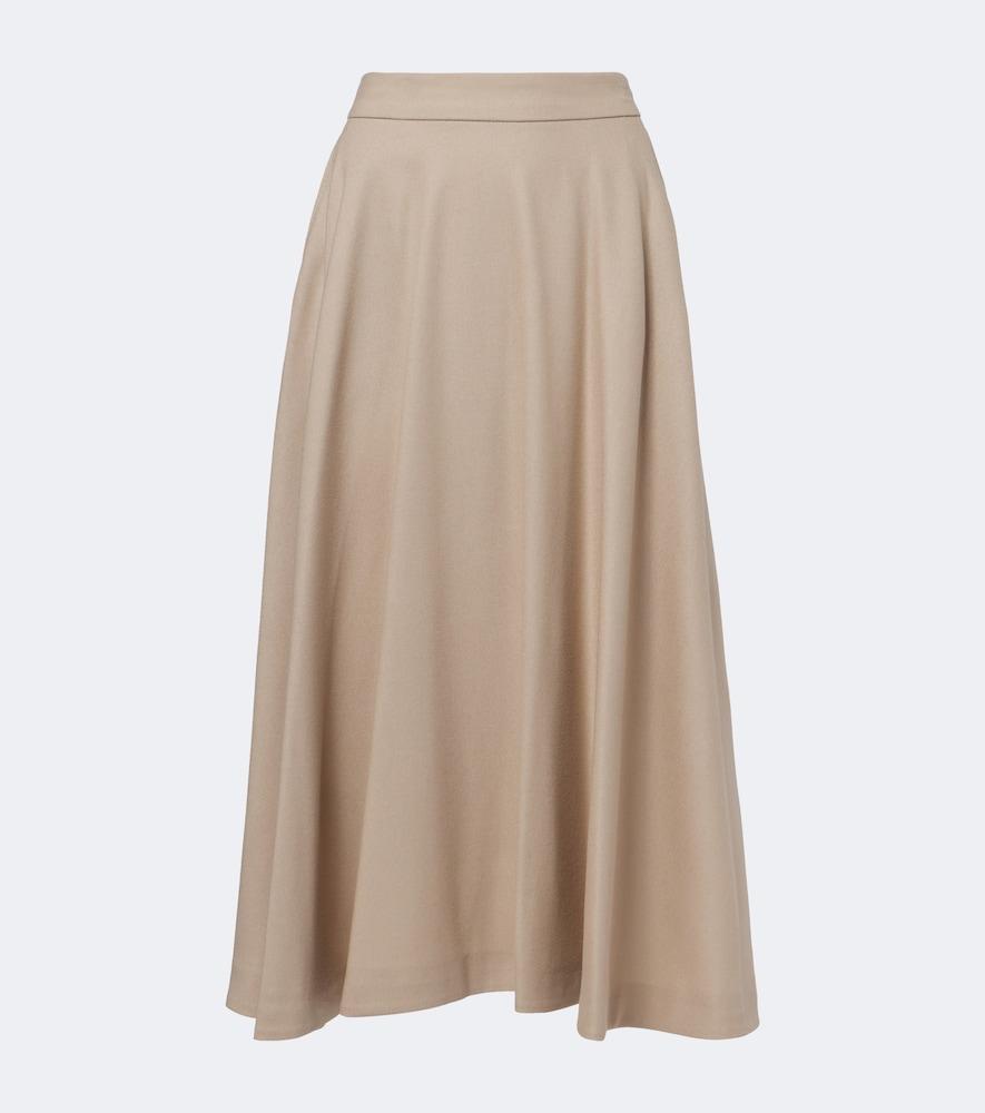 's max mara wool midi skirt