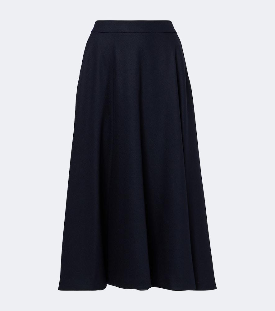 's max mara wool midi skirt