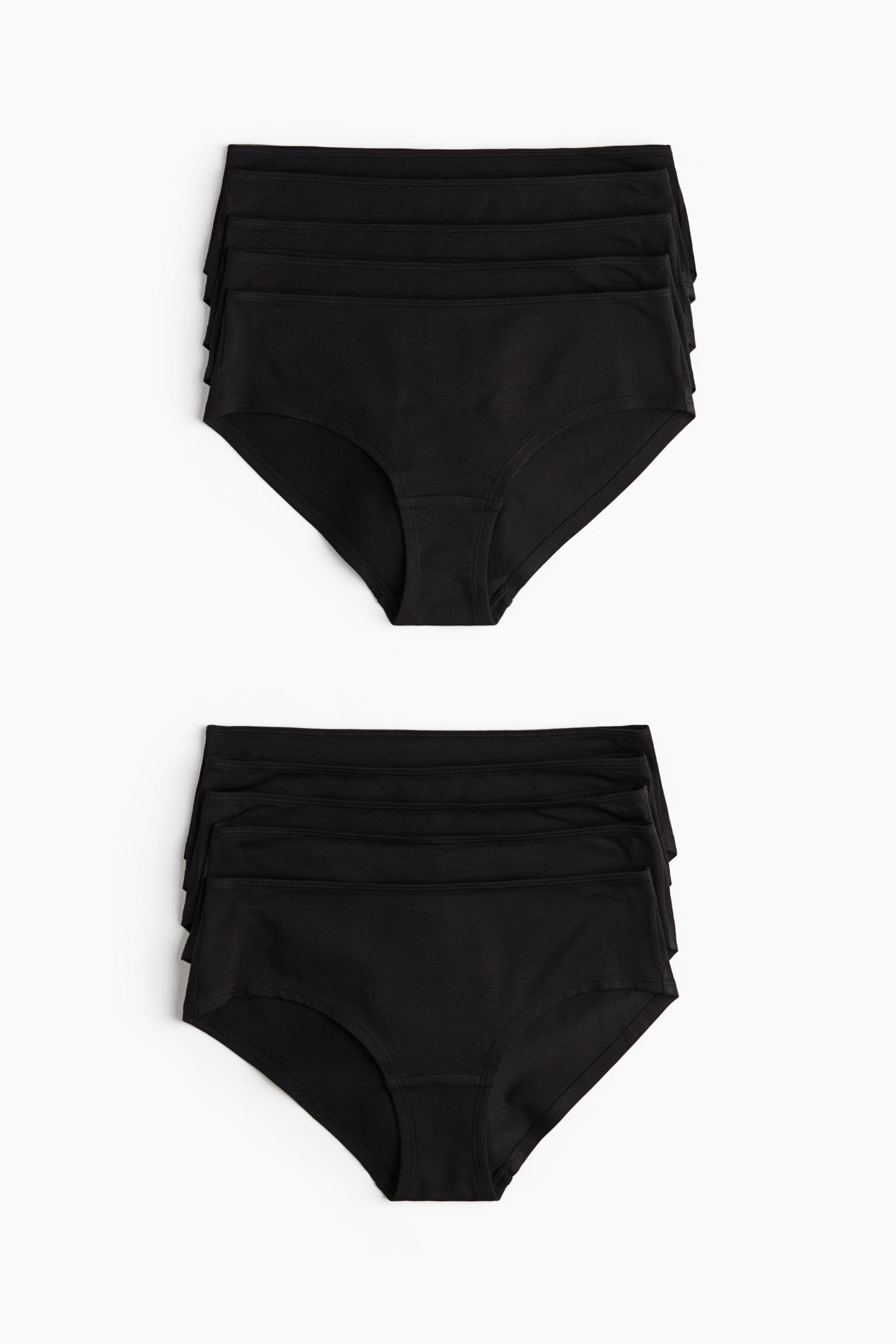 10-pack cotton hipster briefs