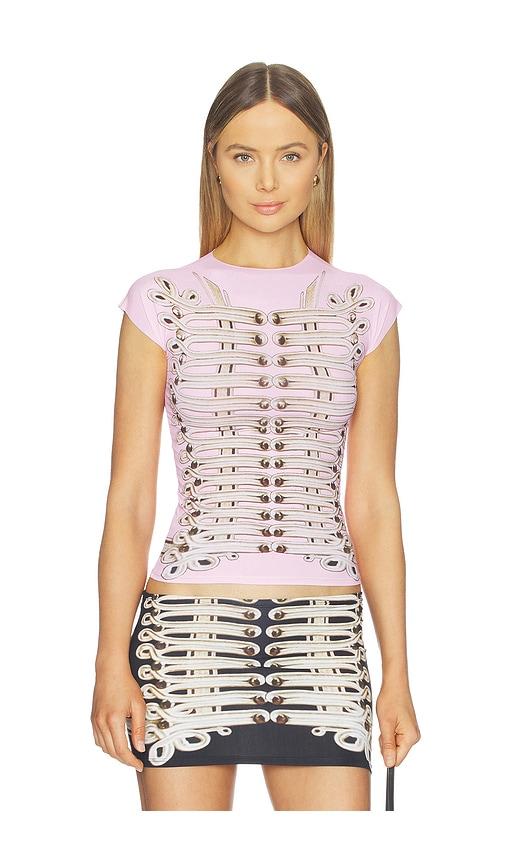 1xblue hassar t-shirt in pink. - size l (also in s, m)