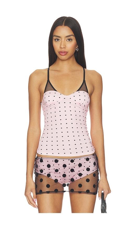 1xblue nymph tank top in pink. - size m (also in xs, s, xl)