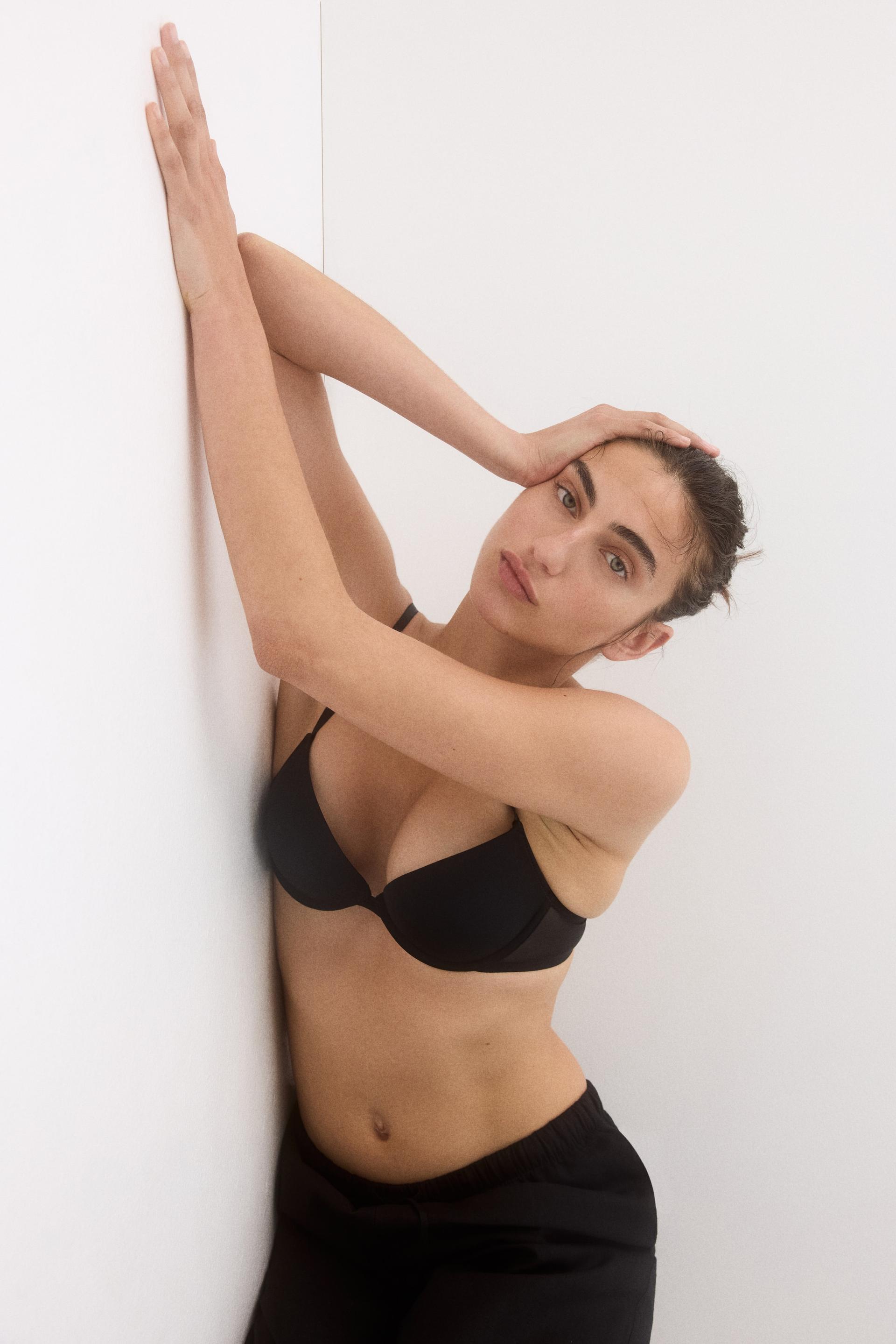 2-pack microfiber super push-up bras