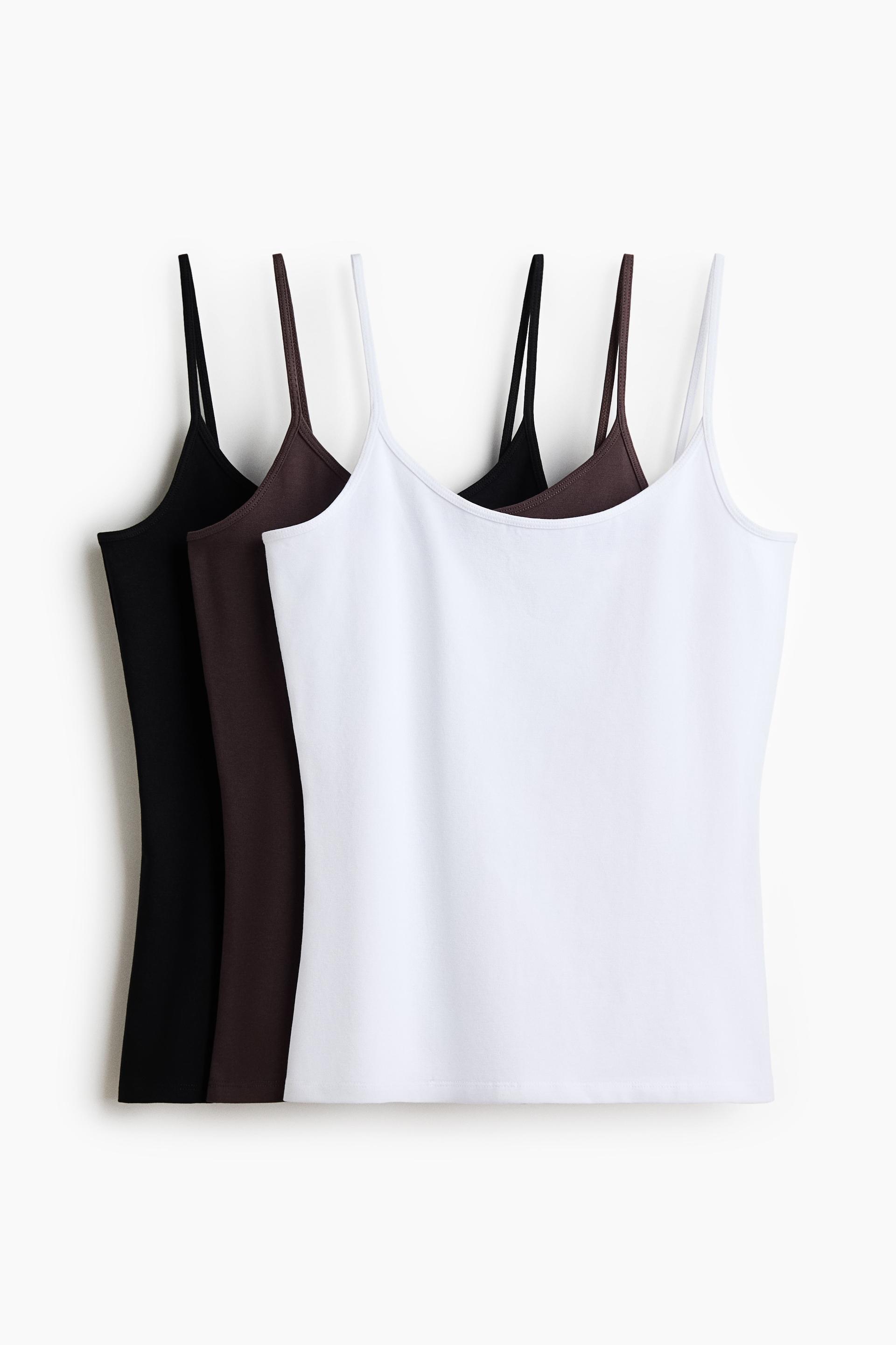 3-pack cotton tank tops