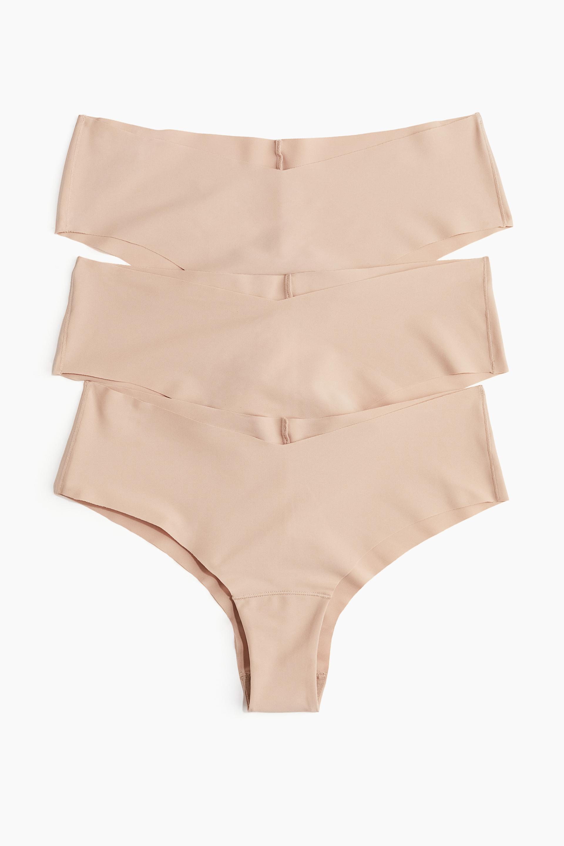 3-pack invisible cheeky hipster briefs