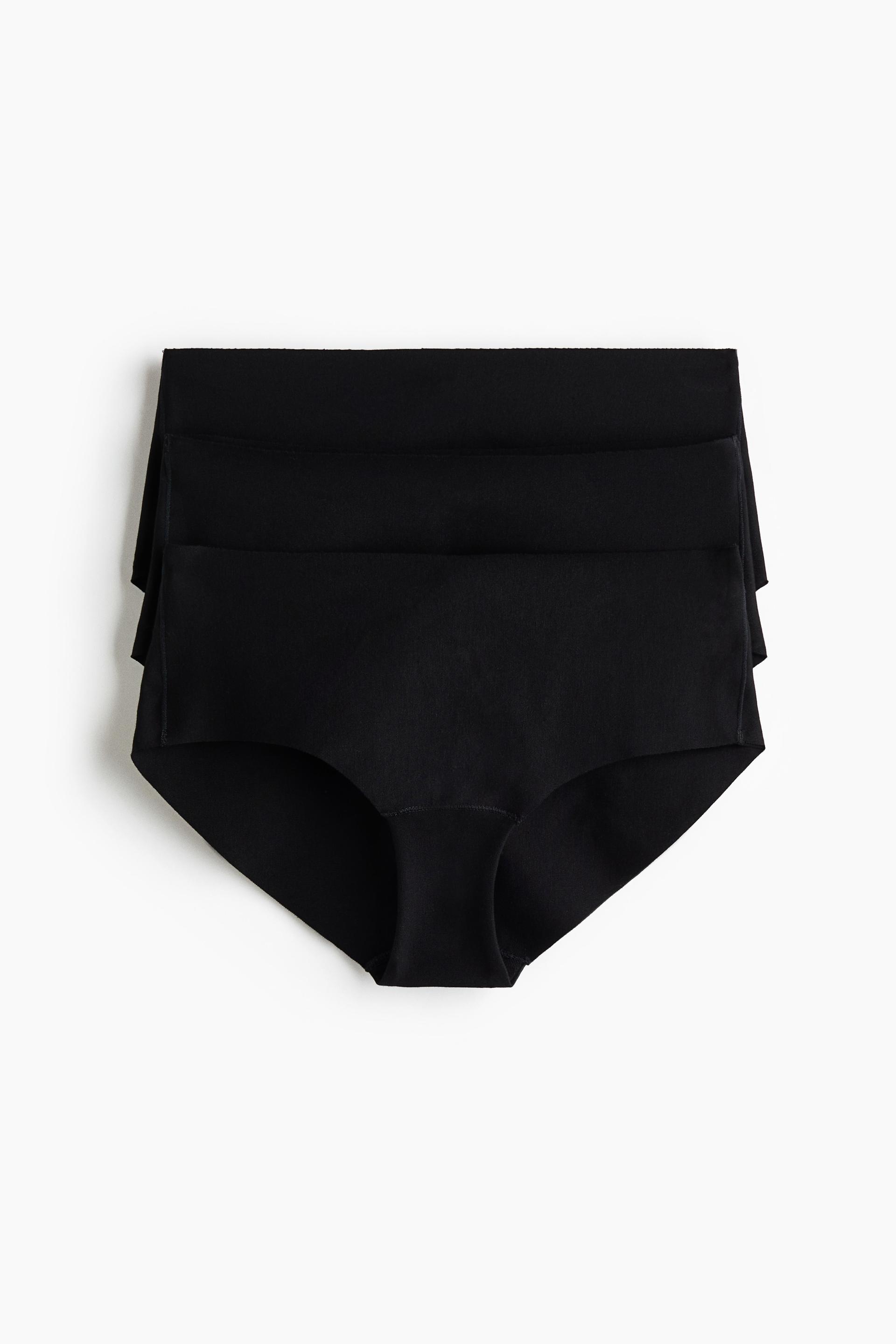 3-pack invisible cotton hipster briefs