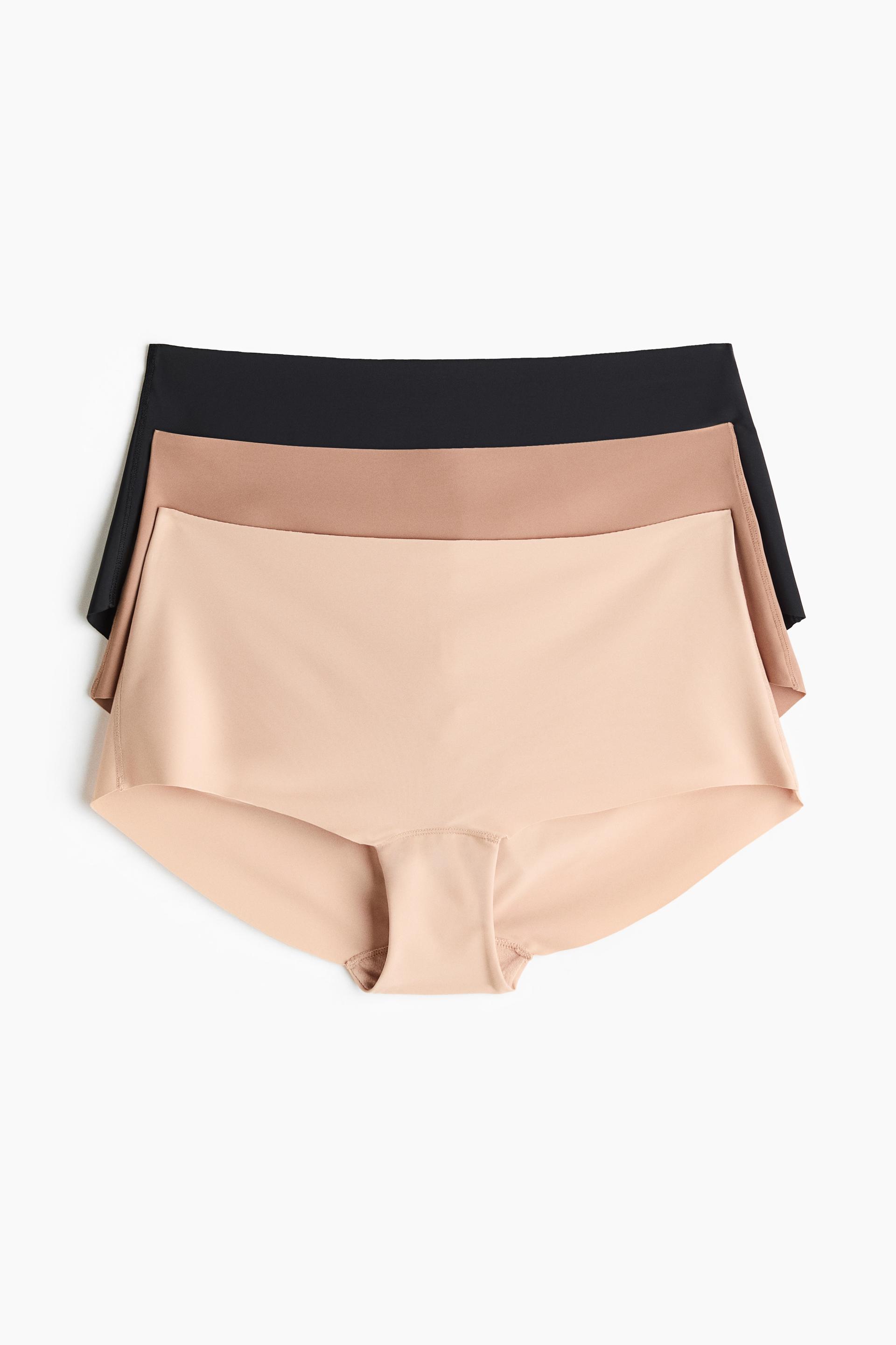 3-pack invisible shortie briefs