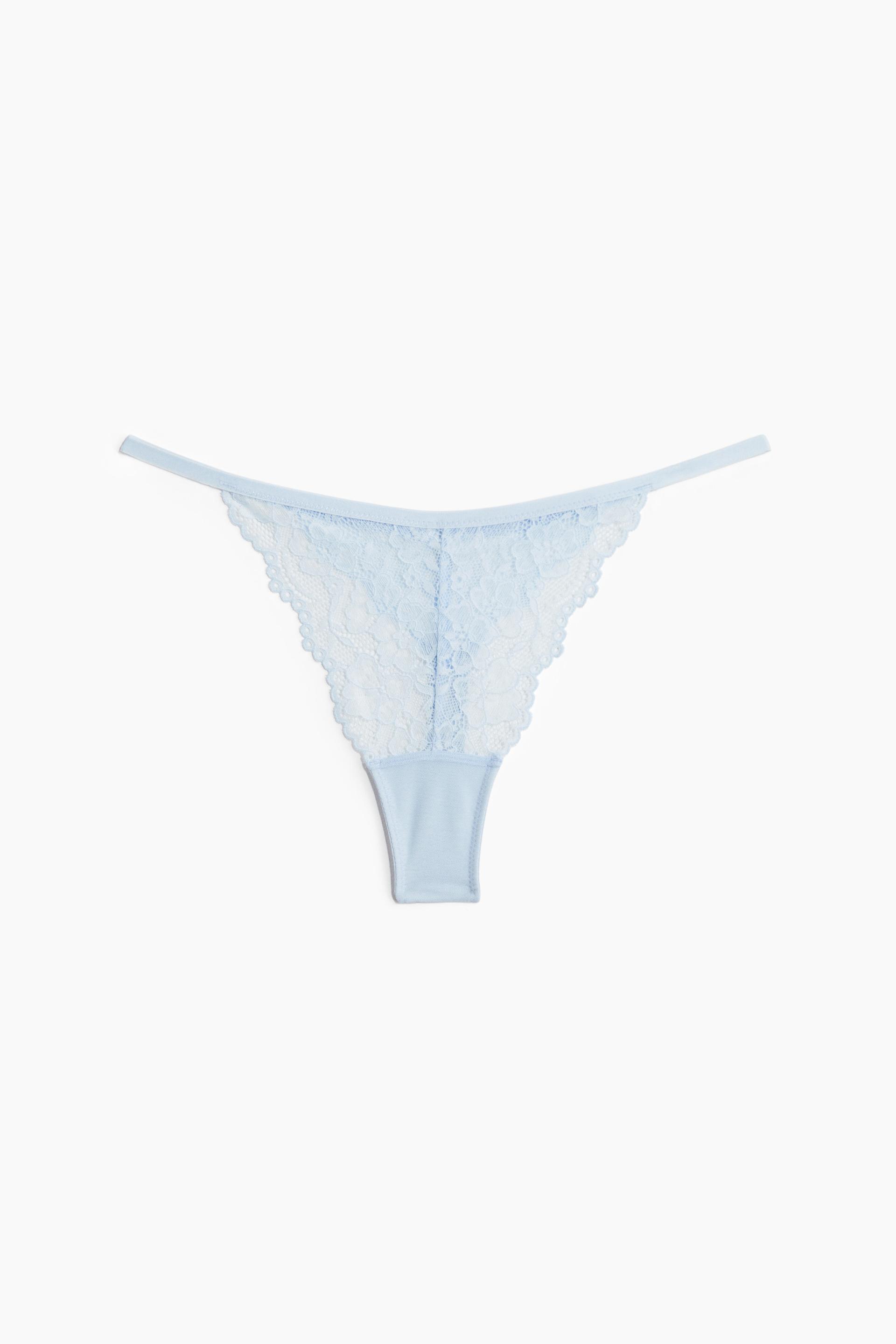 3-pack lace thong briefs