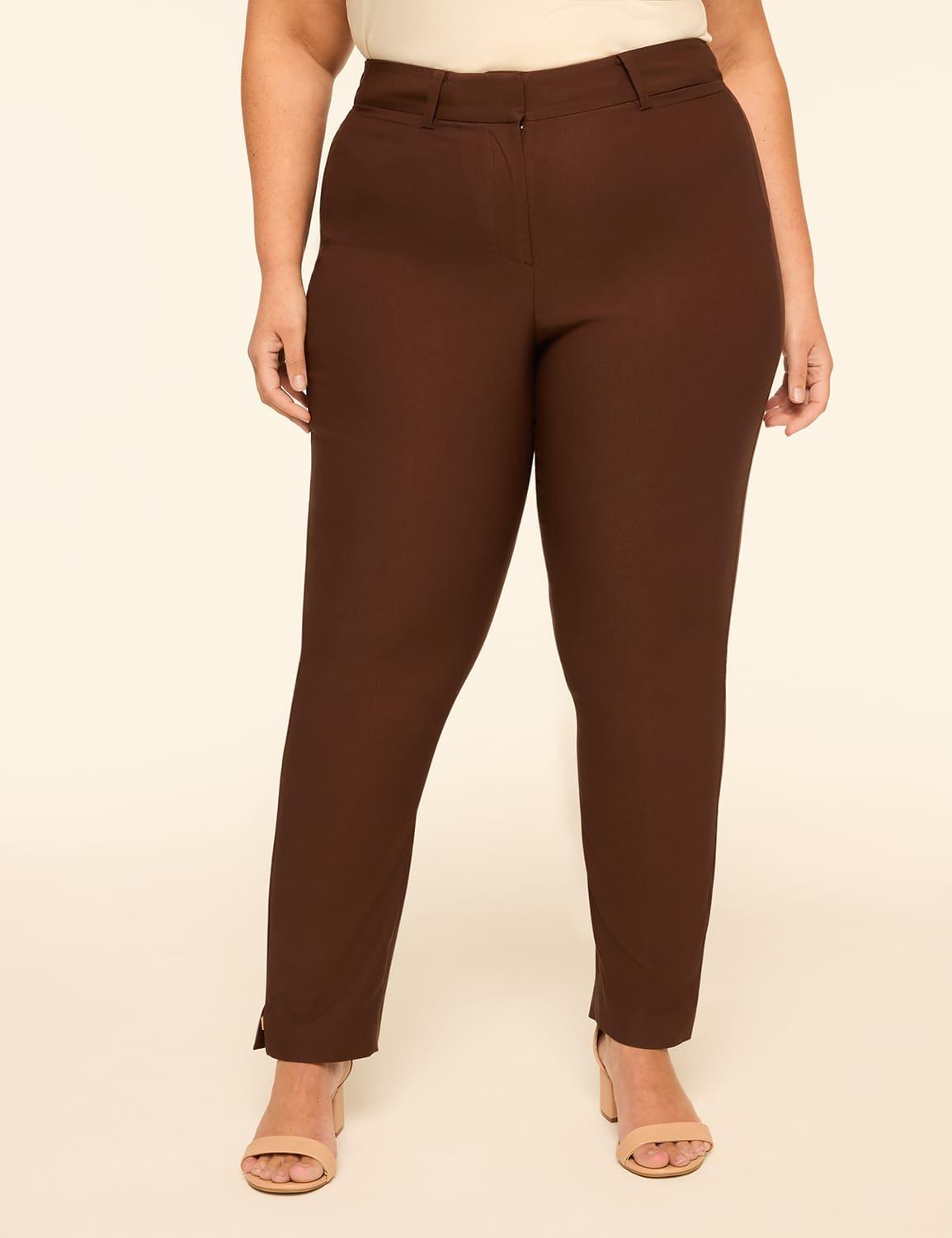 4-season high-rise slim ankle pant
