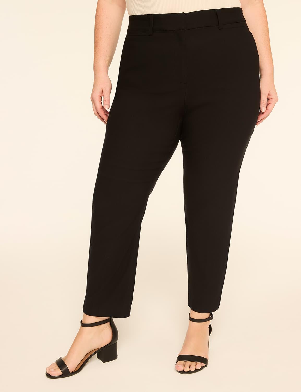 4-season high-rise slim ankle pant