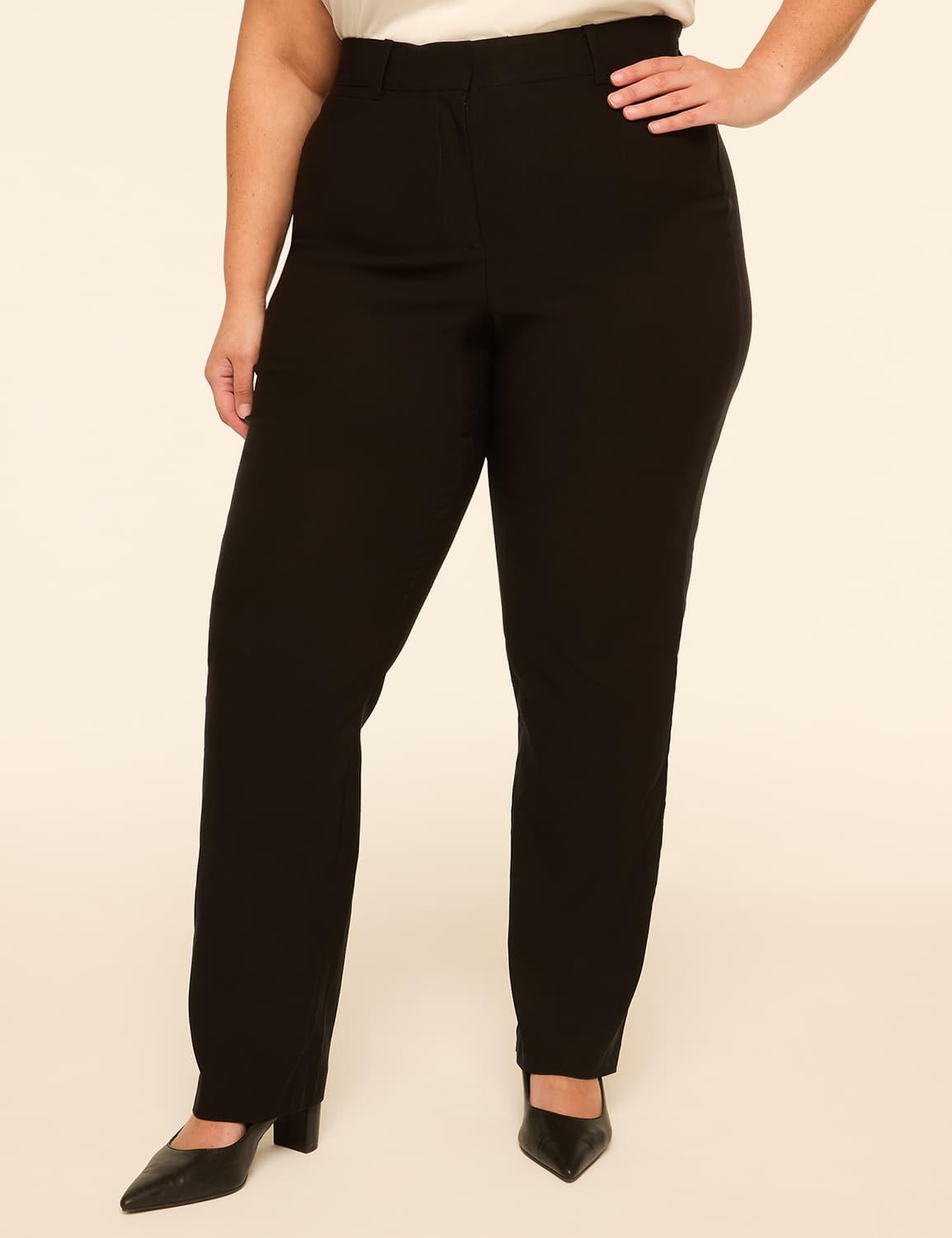 4-season high-rise straight leg pant