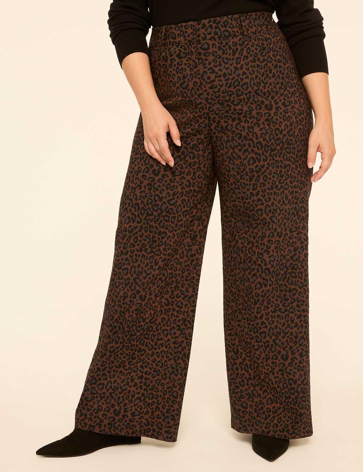 4-season high-rise wide leg pant