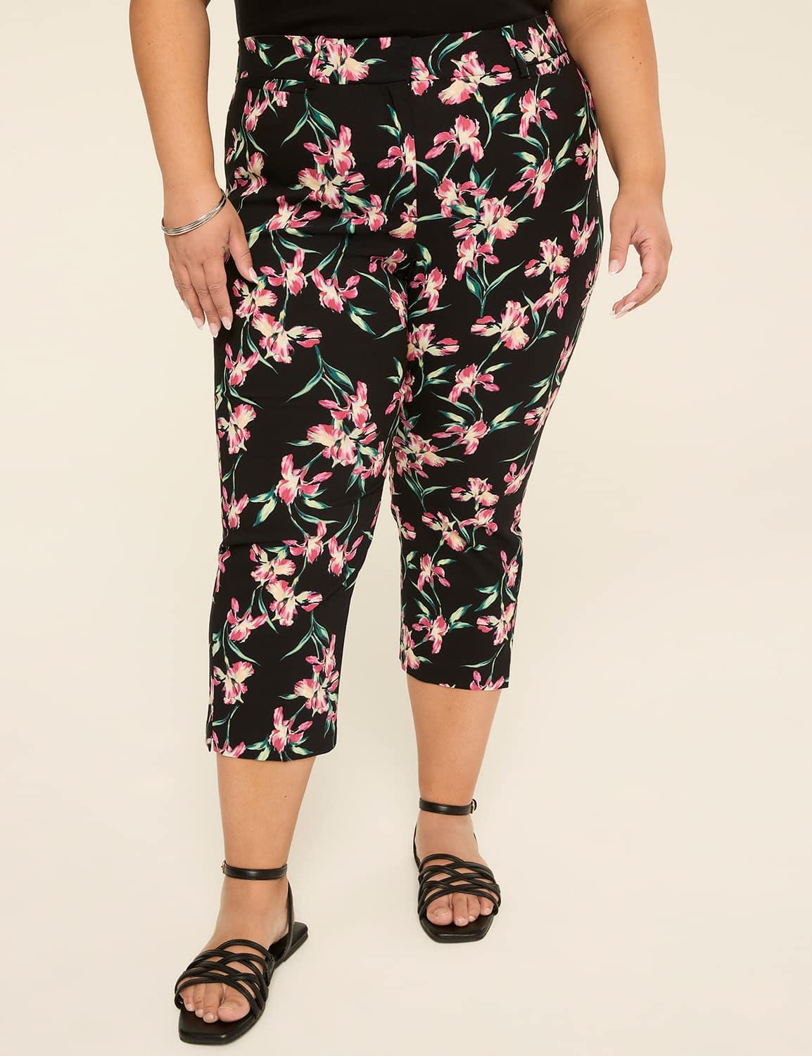 4-season slim capri pant