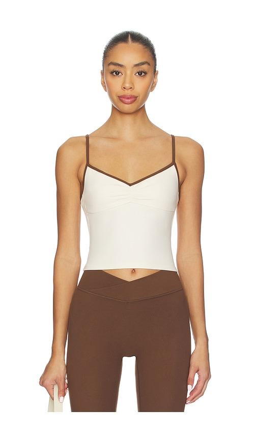 437 the ballet tank in cream. - size l (also in xl)