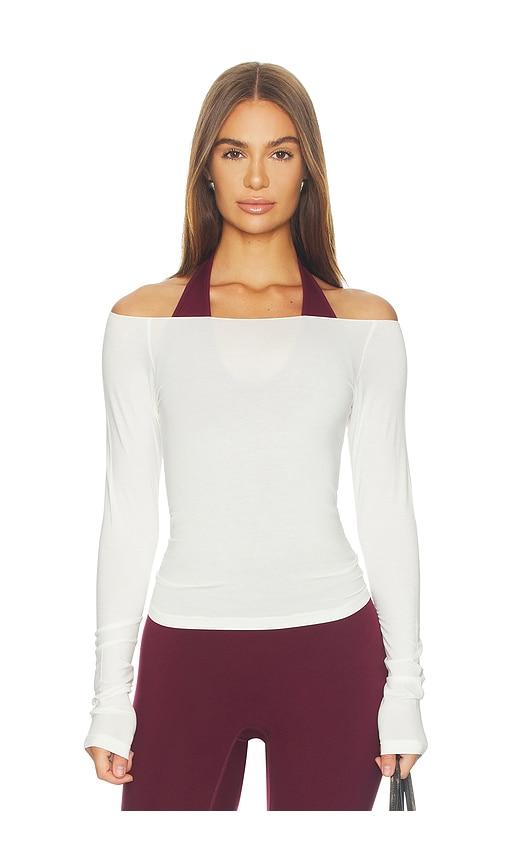 437 the ballet top in white. - size m (also in s)