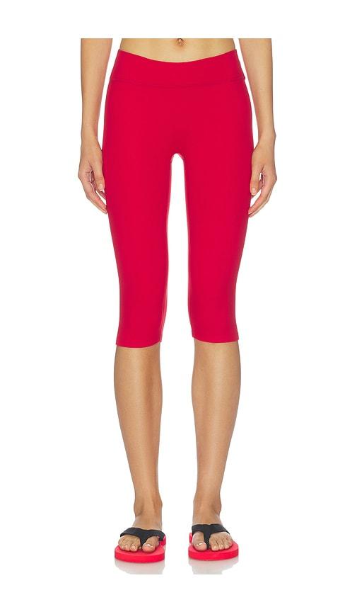 437 the capri legging in red. - size m (also in s)