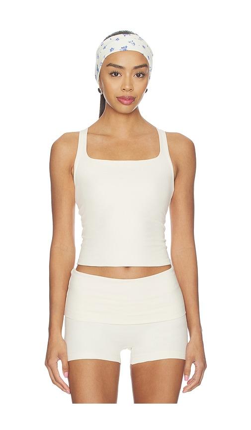 437 the contour tank top in cream. - size m (also in xs, s)
