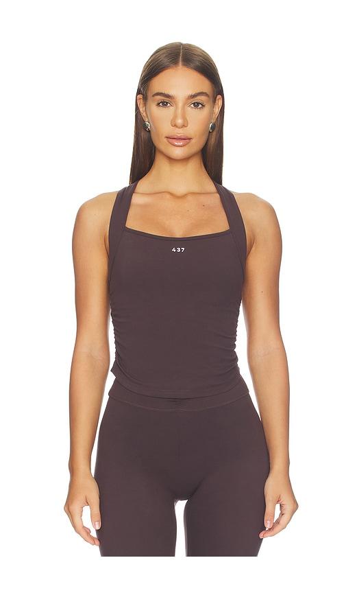437 the sculpt tank top in brown. - size s (also in xs)