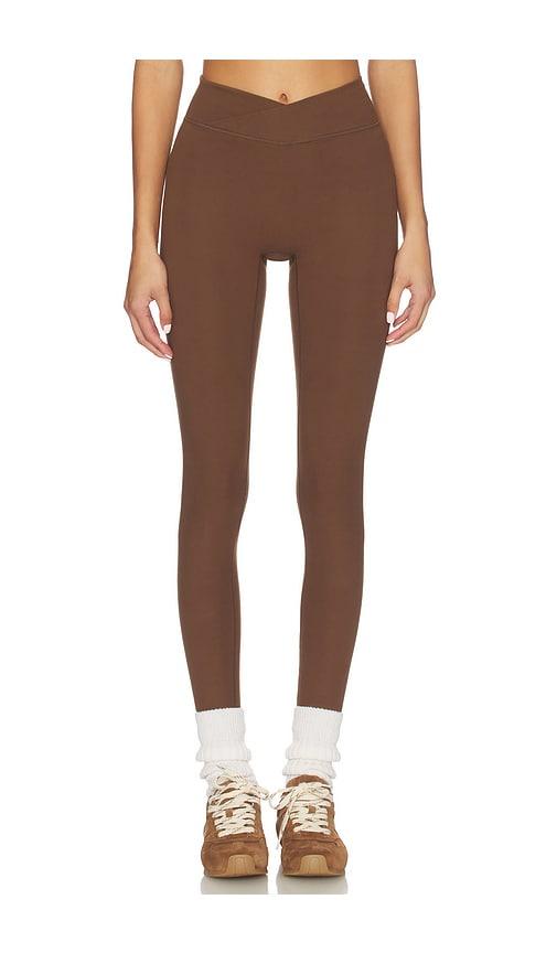 437 the v legging in brown. - size l (also in xl)