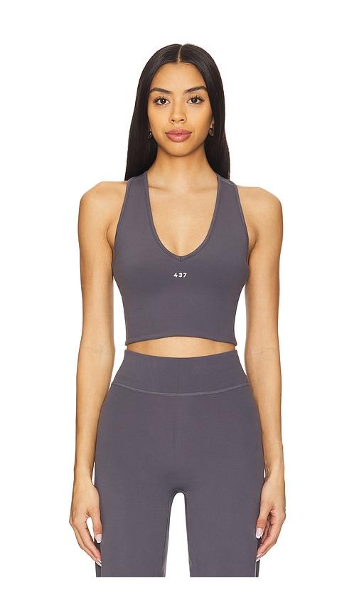 437 the v tank top in grey. - size xl (also in xs)