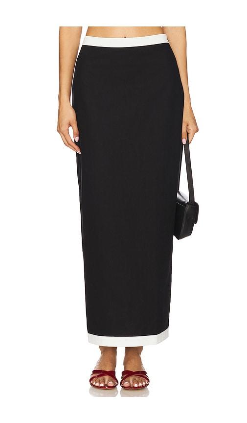 4th & reckless brea maxi skirt in black. - size s (also in xs)