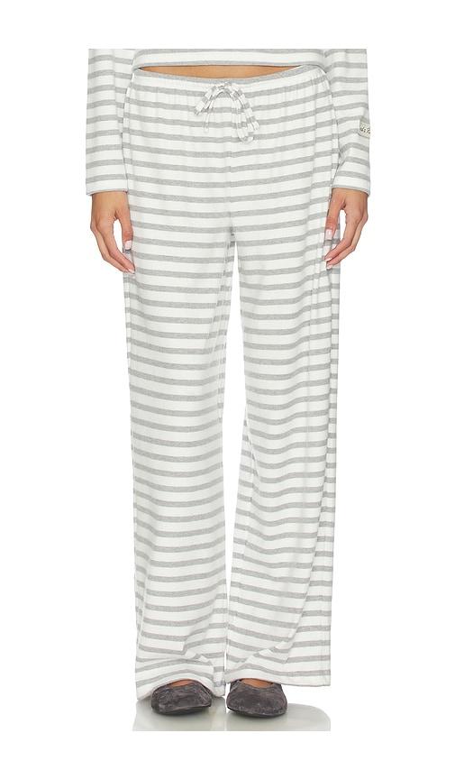 4th & reckless dannika trousers in grey,white. - size l (also in xl, xxl)