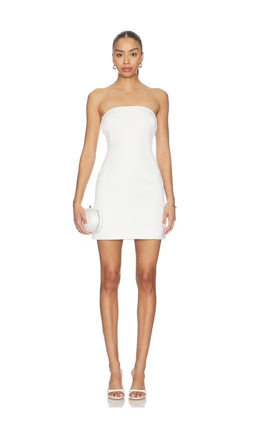 4th & reckless edwina mini dress in cream. - size l (also in s, xs, m, xl)