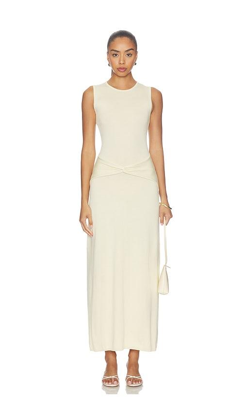4th & reckless kal knit dress in lemon. - size l (also in s, xs, m)