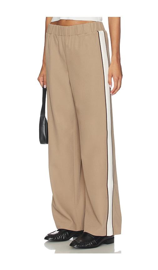 4th & reckless kimmora tailored trouser in brown. - size l (also in s, m)