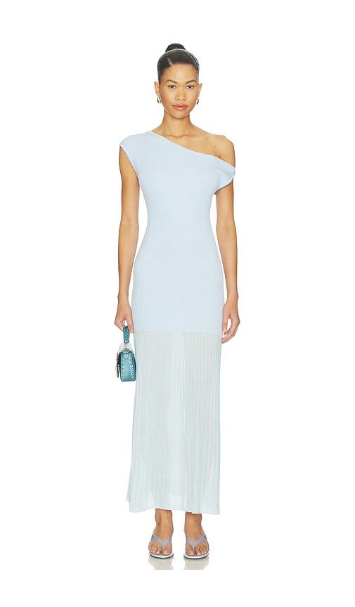 4th & reckless nyola knit dress in baby blue. - size l (also in m)