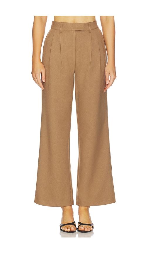 4th & reckless stanlie trouser in taupe. - size 10 (also in 12)